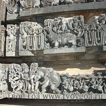 мифологические сюжеты на стенах храма