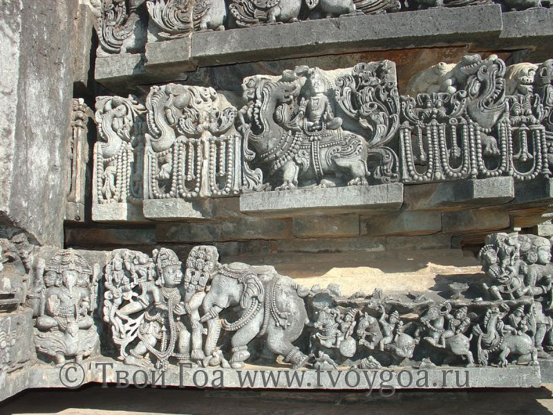 мифологические сюжеты на стенах храма