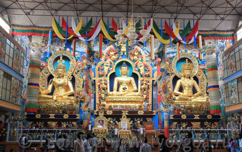 фото Тибетское поселение и золотой Будда_17 